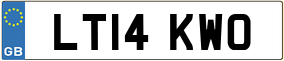 Truck License Plate